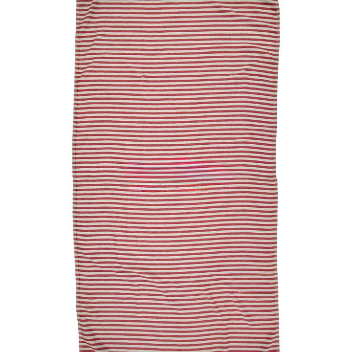 Anza Red Mediterranean Turkish Towel unfold