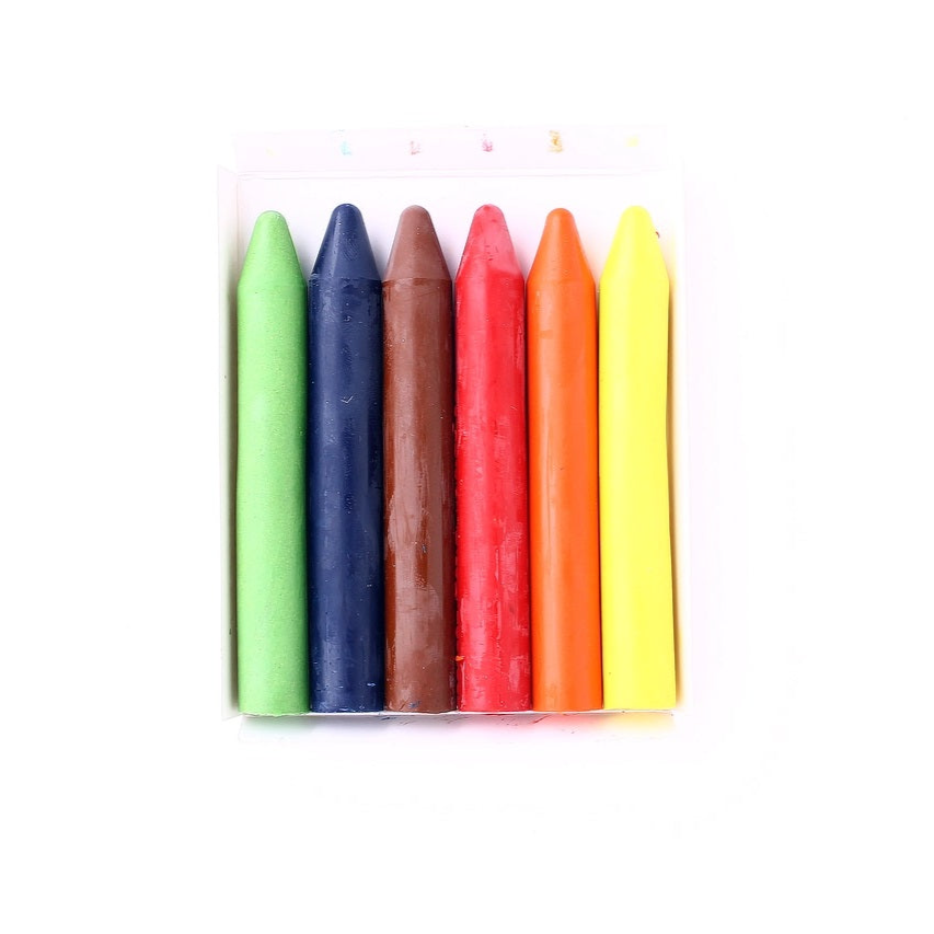Colorz Natural Beeswax Crayons 6 Count