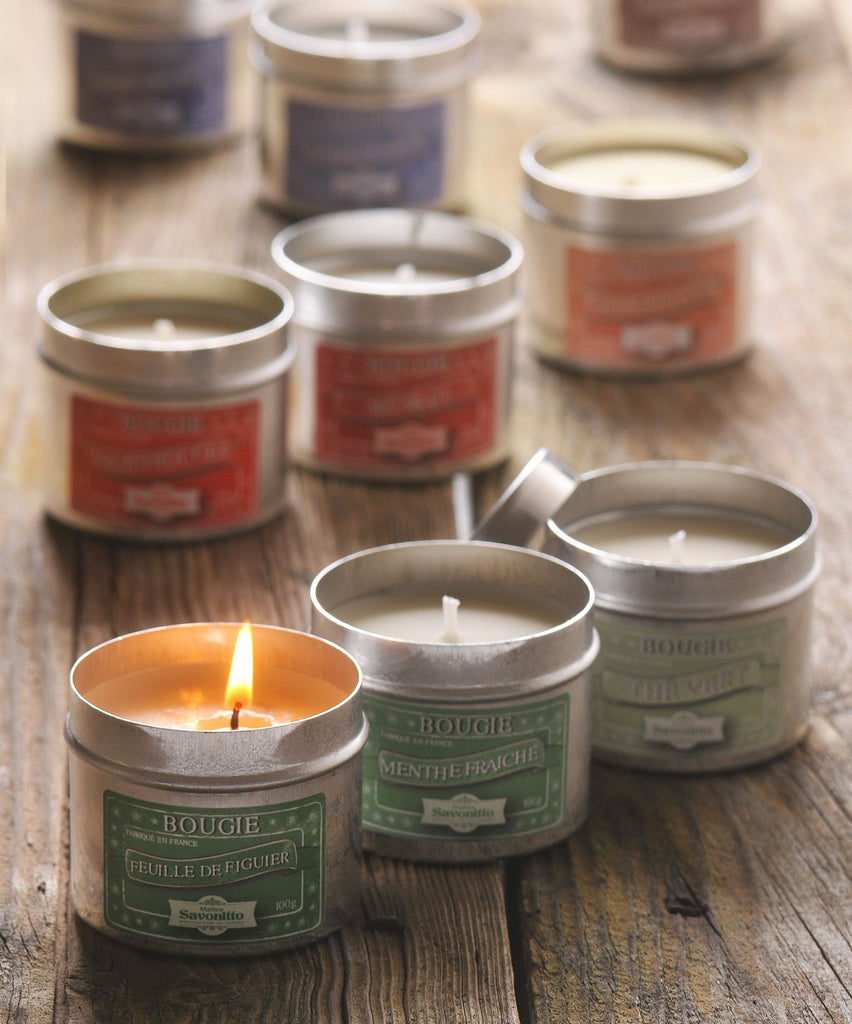 Lited Maitre Savonitto Scented Candles in Aluminum Tin