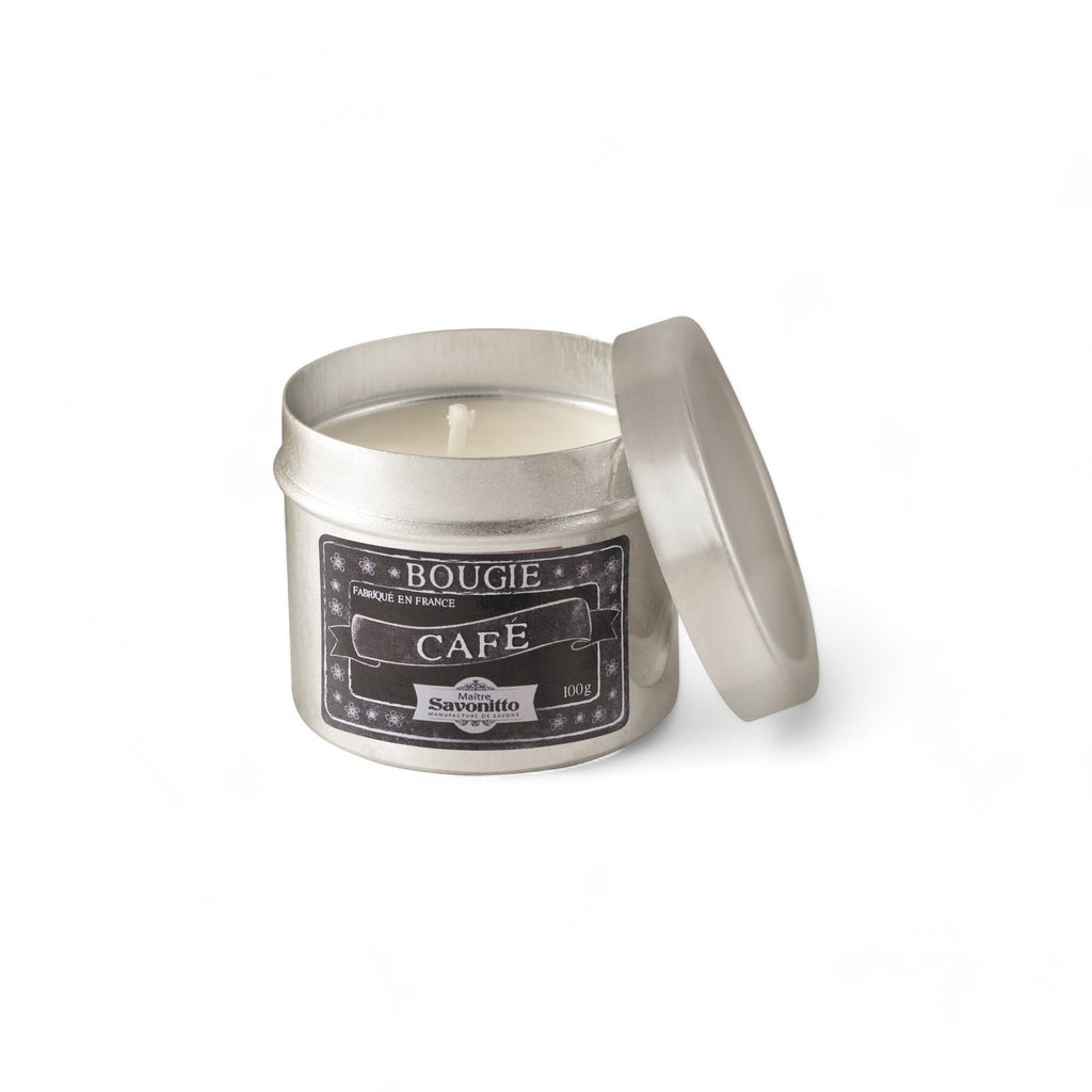 Maitre Savonitto Roasted Coffee Candle in Aluminum Tin