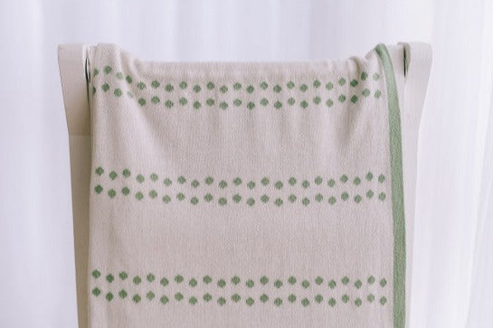 Micu Micu Mint Dots Baby Blanket 