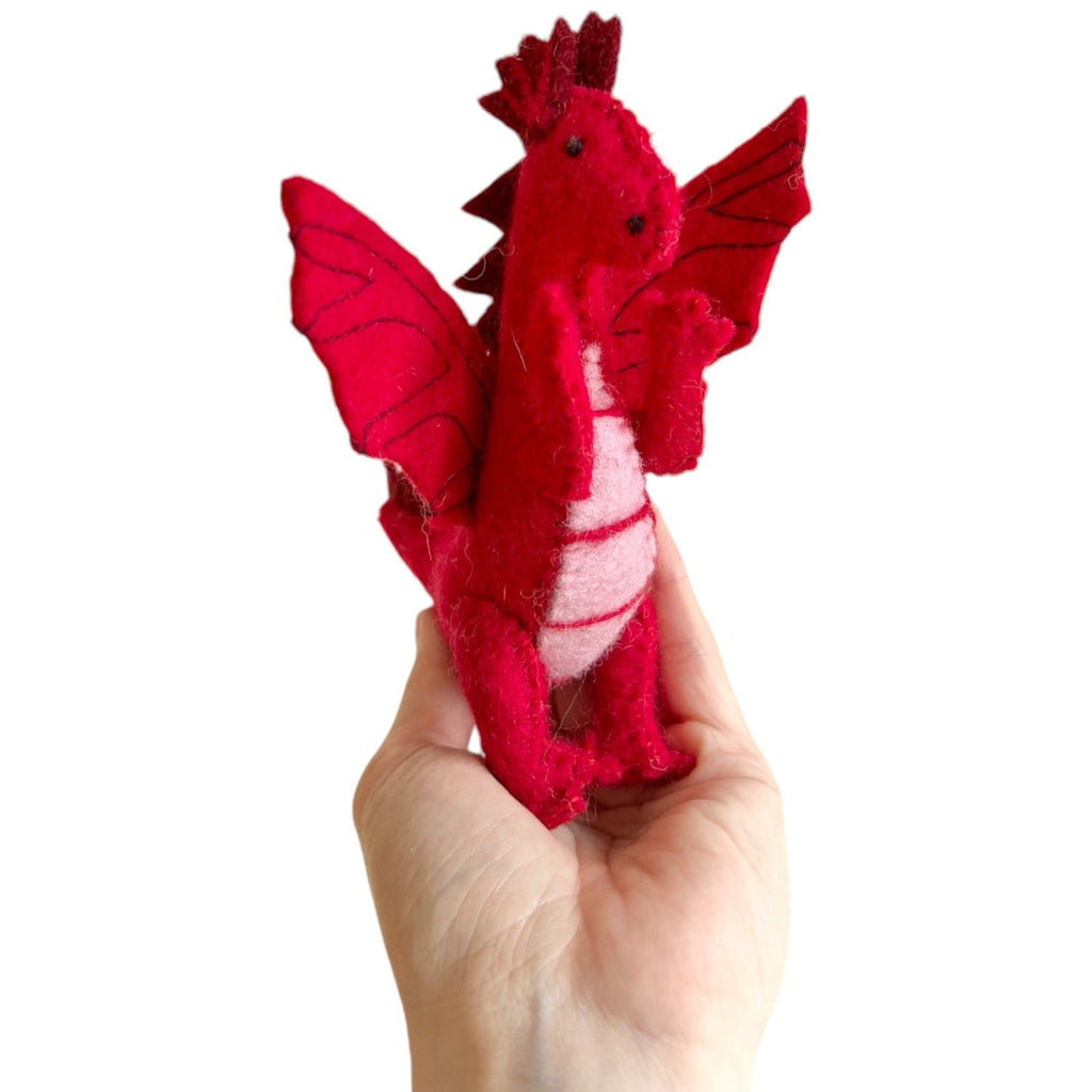 Nacha Interior Red Dragon Plush on hand