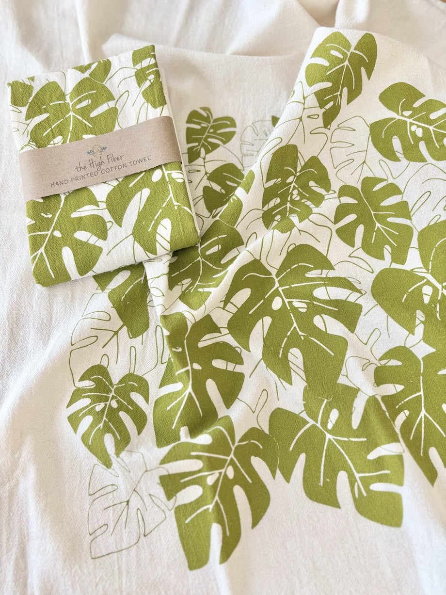 monstera tea house Monstera Tea Towel – Thomson Home